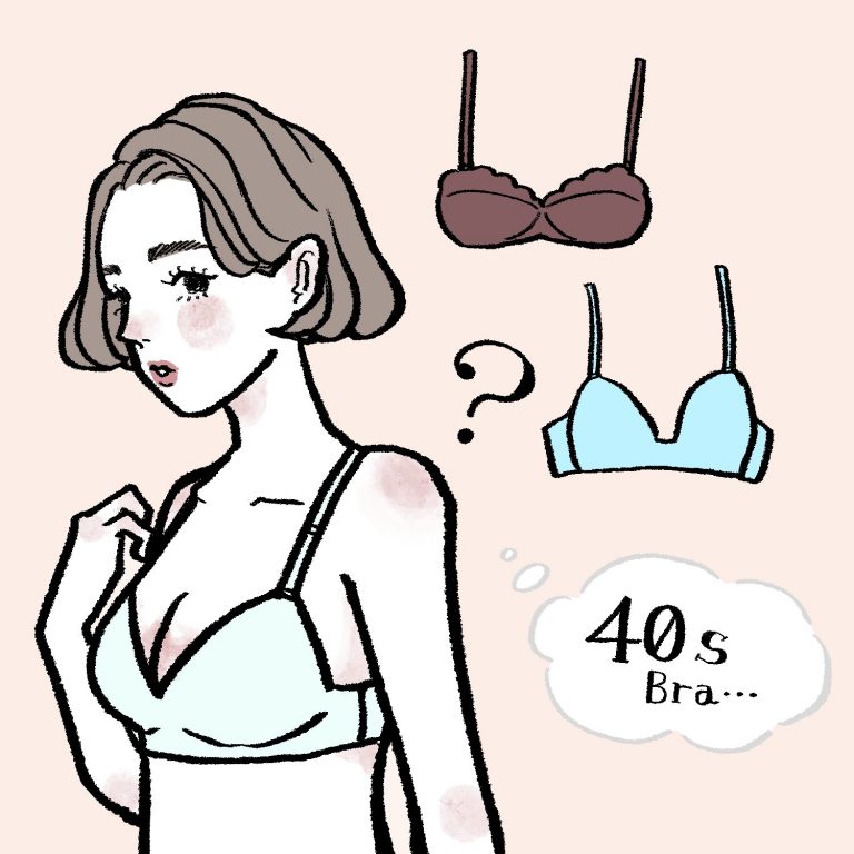 【WORKS】Cutie Style 40代女性のブラジャーの選び方　挿絵